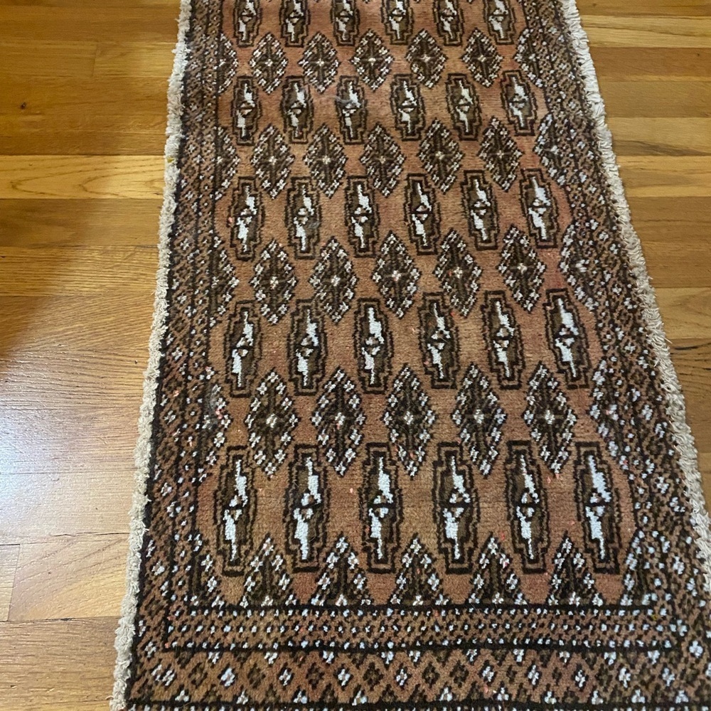 Small vintage Bokhara Rug